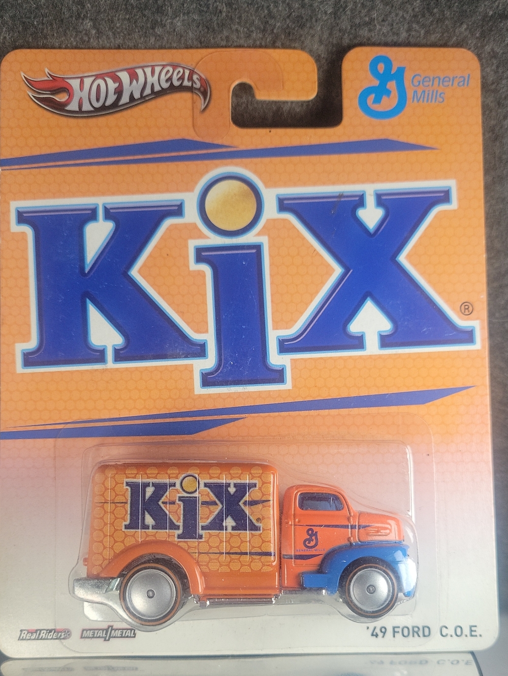 Kix Orange '49 Ford C.O.E. Hot Wheels Truck